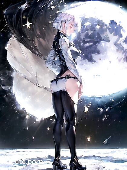 Sparkling Tears and Full Body Bliss with a stunning Space View of Earth Hentai