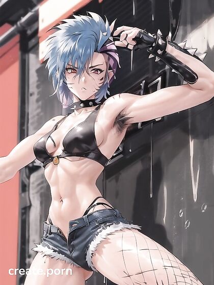 Spiky-Haired Chick Gets Retro Armpit Fun inSTEAMY Hentai Action