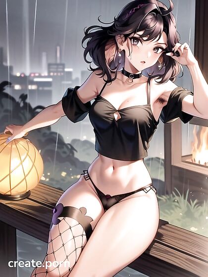 Retro hentai featuring black clothes and armpit hair for ultimate pleasure