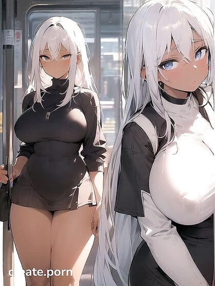 Gigantic Breasts and Dark Brown Skin inMind-Blowing Hentai Pornography