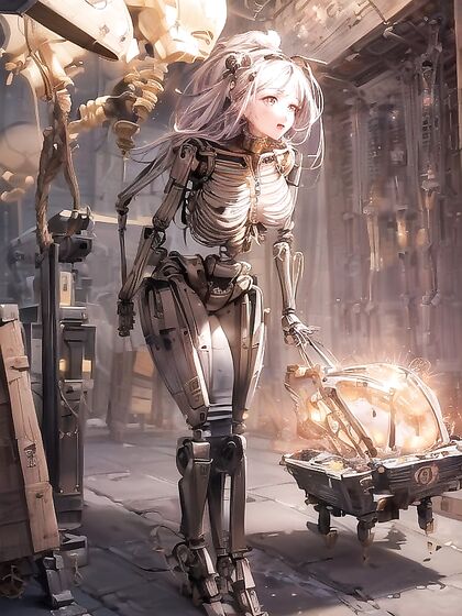 Cybernetic Fantasy: Restraint Belts and Cables for Intense Hentai Pleasure