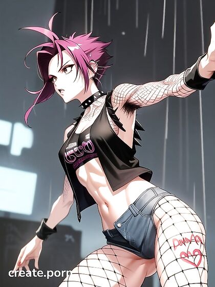 Retro hentai featuring pubic hair and glamorous makeup for ultimate pleasure