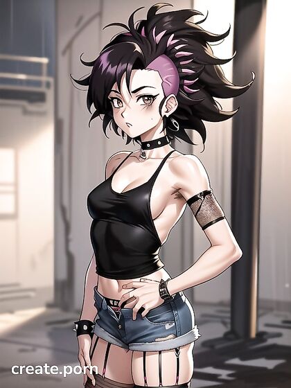 Retro hentai featuring spiky-haired, very hairy characters in thrilling adult scenes