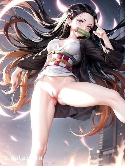 legs spread wide open pose in steamy hentai nsfw action