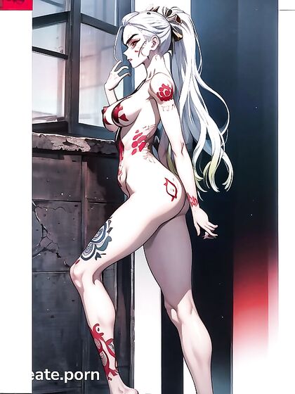 Artistic Tattoos and Uncanny Hands in Low-Quality HentaiErotica