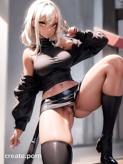 Retro Style Hentai with No Panties andHeavy Makeup for Intense Pleasure