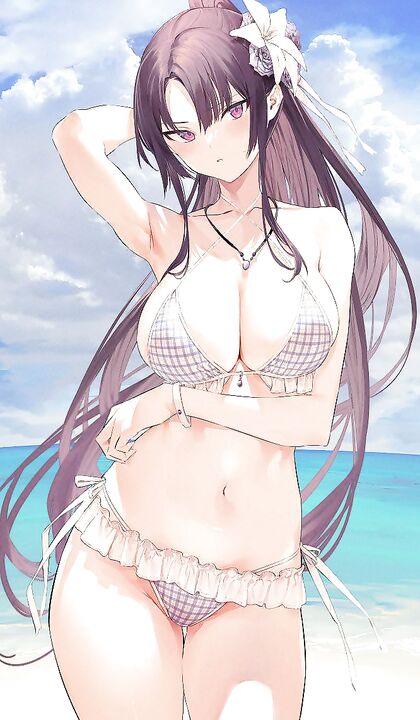 Holy shitlords! This babe in her skimpy honeysuit is pure XXX-rated HENTAI material!