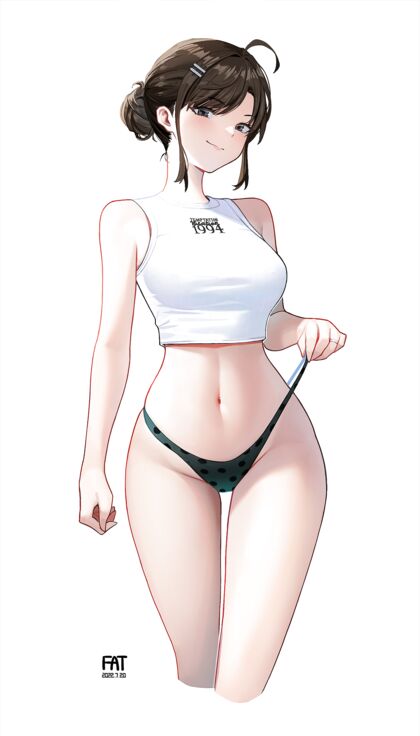 Holy Fuck! This Hentaï Thick-Thighed Babe Got Some Serious Leg Gap Goals!