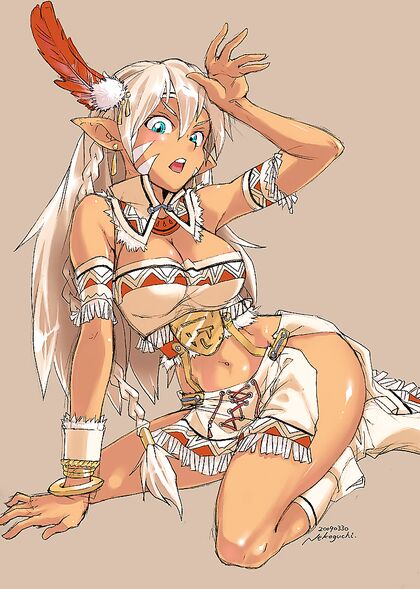 Hardcore Hentai XXX Action - Dark Elves Going Tribaland Bareback!