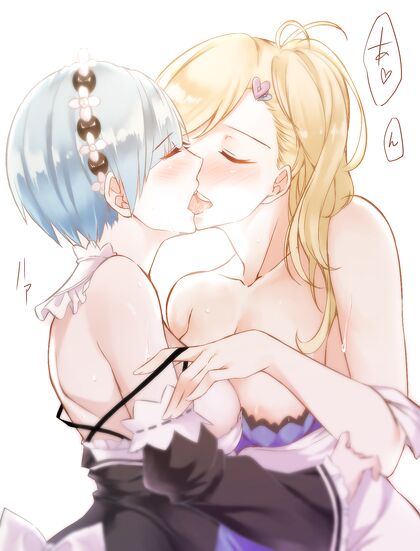 Horny AF Lesbian Couple Going at It Hardcore - Rem & Minnie Making Out
