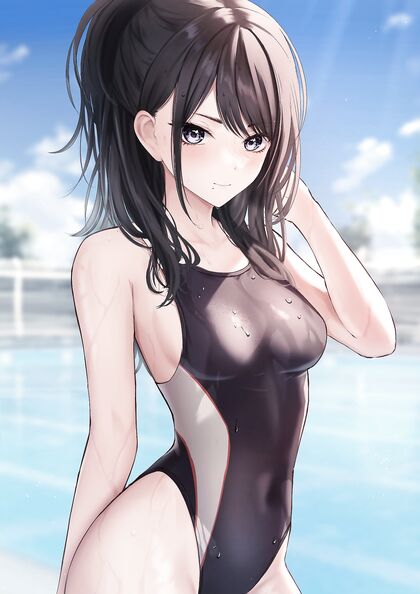 Hori in her hottest XXX swimming suit - You won’ta believe how horny she is!
