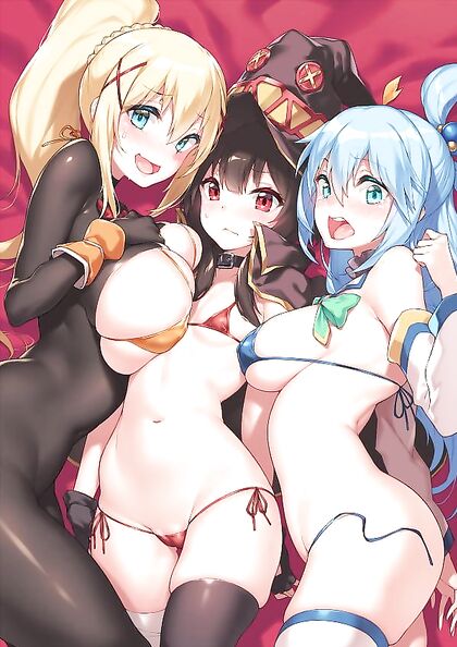 Horny as Fuck Triplets Get Down & Dirty in XXX HENTAI PIC!