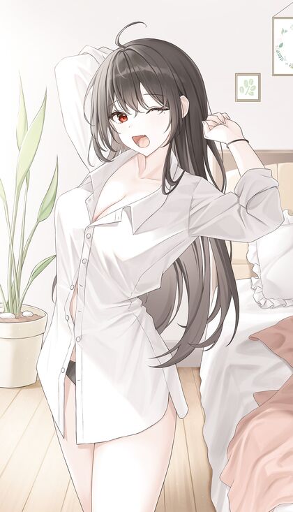 Morning Wood - Early Rise for Some Hentaided Action!