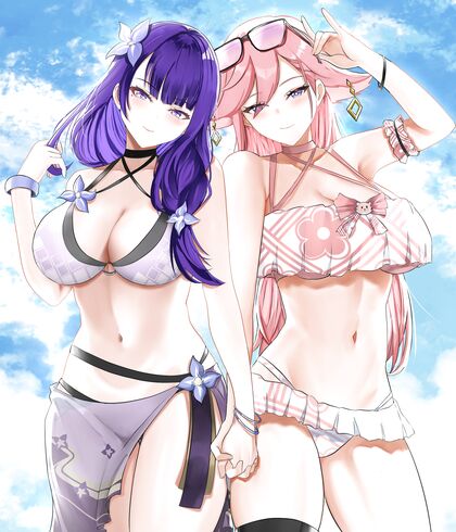Hentaified Beach Babe Handjob Action with XXX GFY Goodness by Erotic Artist