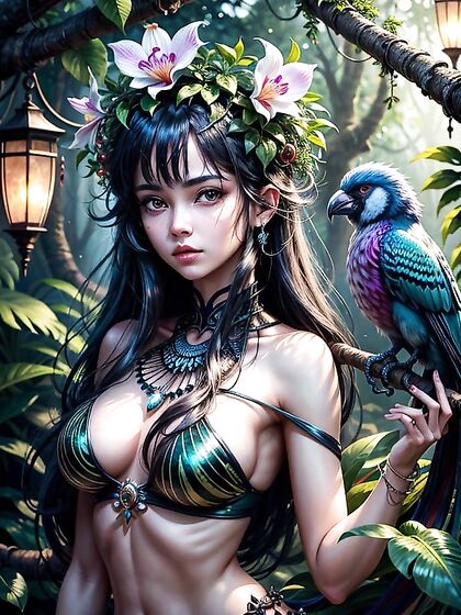 Glowing Canopy at Dusk: A Humming Rainforest hentai Adventure