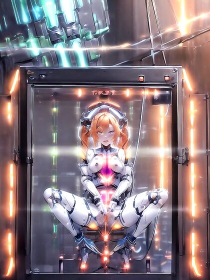 Mechanical Restraints and Tentacle Penises in Intense Big Machinery Hentai Action