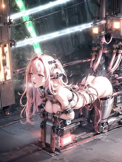 Glowing Dead Tree with Tentacles and Mechanical Dick in Mind-Bending Hentai Action