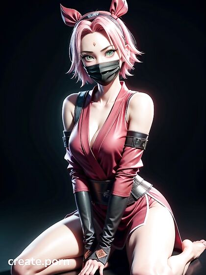 Legs Spread Wide: Pink-Hued Full Body Shot HentaiErotica