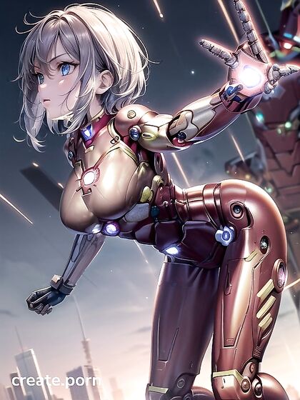 Ironman in Black Armor Tops Intense Hentai Action
