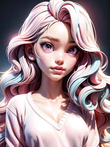 Close-Up Hairpin Accesories with Film Grain Effects in Seductive Hentai Scenes