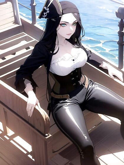 Pirate Hat and Tight Leather Pants: ASTEAM Waists in Hentai Pleasure