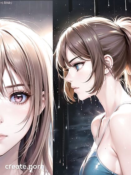 Monika from Doki Doki Literature Club Enjoying Passionate Coral Brown Hair Hentai Pleasure