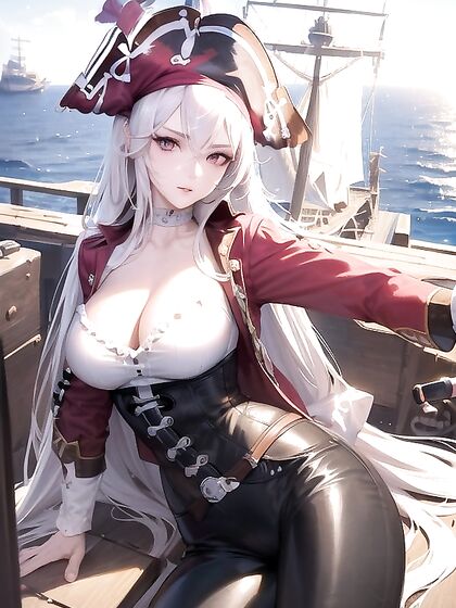 Tight Leather Pants and Corset Waist Shots in Sensual Hentai Action