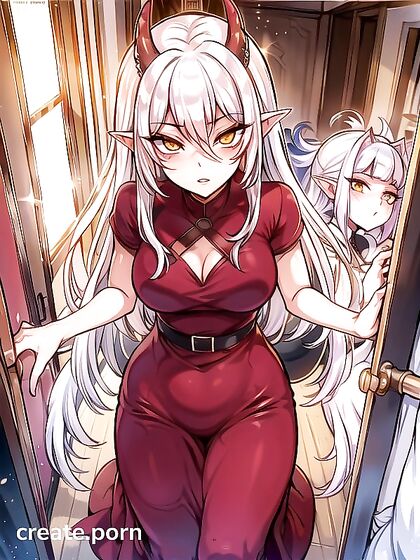 Silver-Haired Beauty Resembling Meru Enjoys Intense Hentai Pleasure Masterpiece