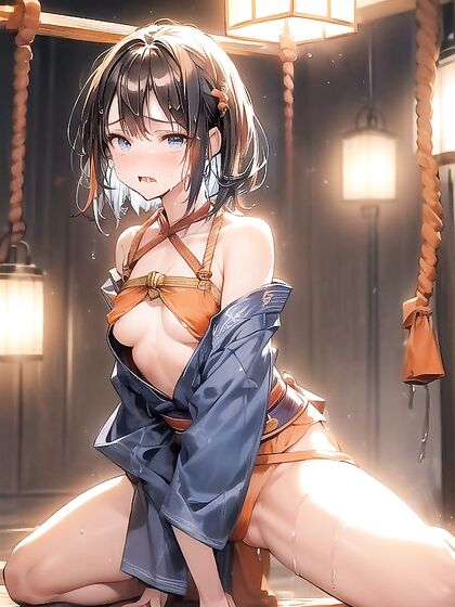 Screaming in Pleasure: Hanging ShibariHooks in Intense Hentai Action