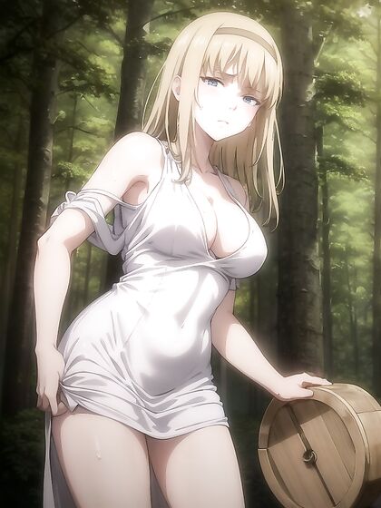 Lifting Her Dress in Mind-Blowing Hentai Action