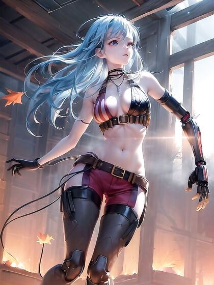 Metallic Sci-Fi Beauty Opens Wide for Intense Hentai Pleasure