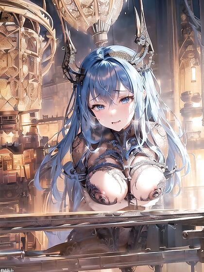 Creampie Inside， Hiro's Detailed Mechanical Chest cavity with Wires for Intense Hentai Creampies