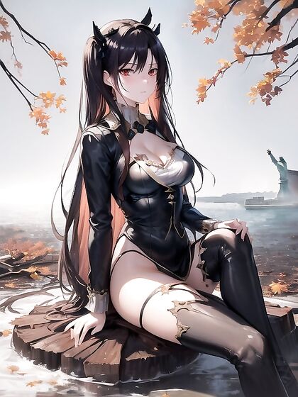 Mysterious Decay: Statue of Liberty and Abandoned Moon Base in BDSM Hentai Fantasies