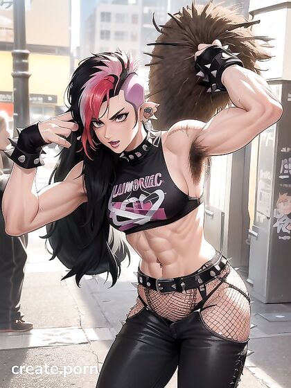 Punk Rock Chick with Nose Ring Gets Wild in hentai Action
