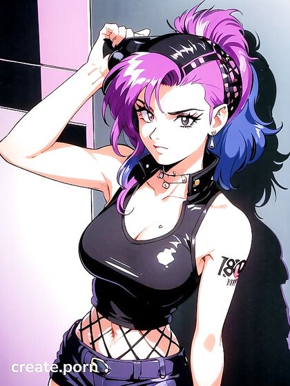 Armpit and Pubic Hair Fetish with Fingerless Gloves in Steamy Hentai Action