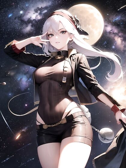 Space Pirate Seduction: Intimate Views with Earth in the Background