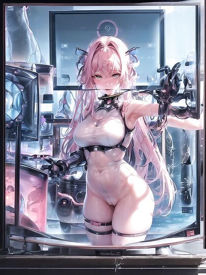 Big Brother Traps Her in Mechanical Restraints for SteamyPinkCreampie Hentai Action
