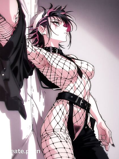Mohawk Girl 18+ Gets Wild with Armpit and Pubic Hair in Horny Hentai Action