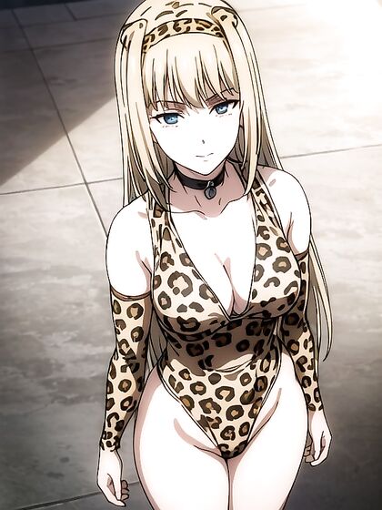 Seductive Leopard Print Leotard Action inSTEAMing Hentai Fantasies