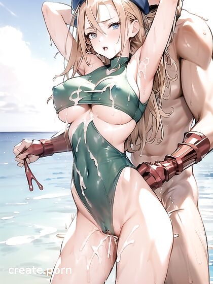 Cum-Covered Wet Pussy Opens Wide in Hentai Porn