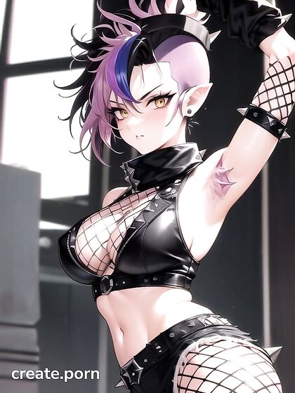 S-Style Seduction: Fishnet-clad Beauty in Steamy Hentai Action