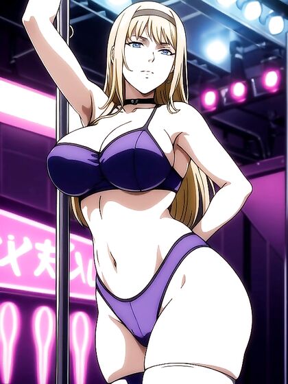 Pole Dancing Stripper Takes Center Stage in Seductive Hentai Action