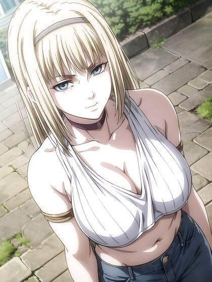 Rainbow Striped Crop Top in Seductive Hentai AI Image