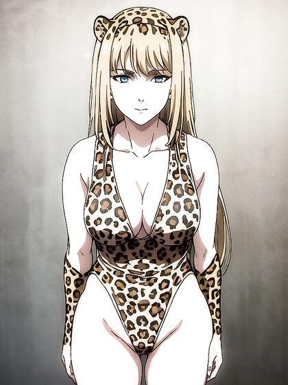 Seductive Leopard Print Leotard Action in Steamy Hentai Porn