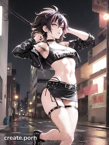Hot Mohawked Babe with Nose Ring Takes on Exciting Hentai Adventures