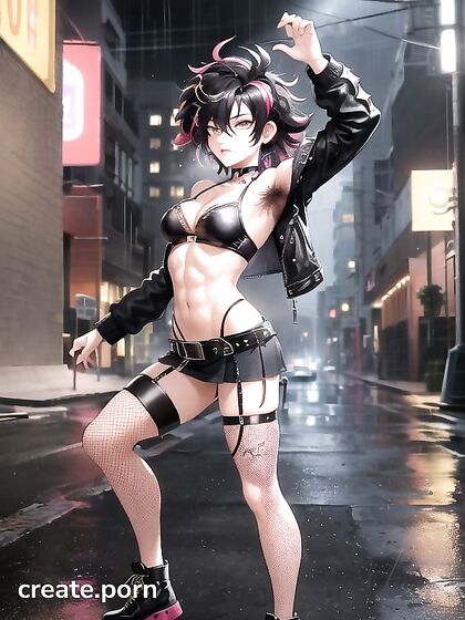 Sexy Makeup transformations in Dumpster Fetish Hentai Poses