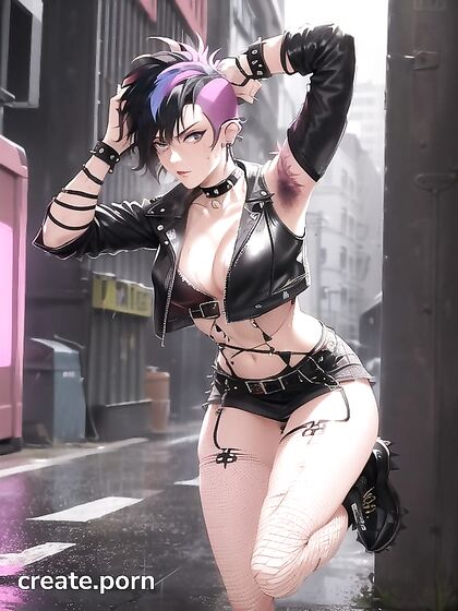 Realistic Woman with Nose Ring Stares Seductively at You in hentai IAPornography