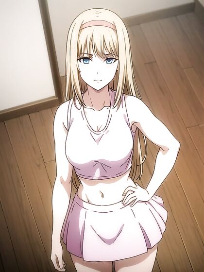 Cheerleading Pink Outfit Turns intomind-blowing Hentai Action