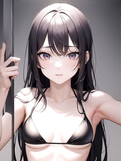 Bikini-clad Goddess Tempts You in Her Bedroom for Steamy Hentai Action
