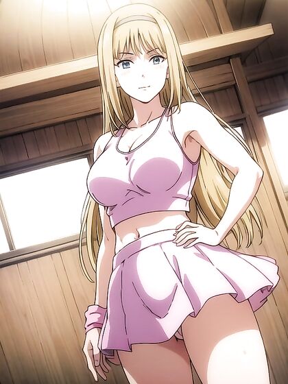 Cheerleading Pink Outfit Turns into Wild Hentai Porn Action